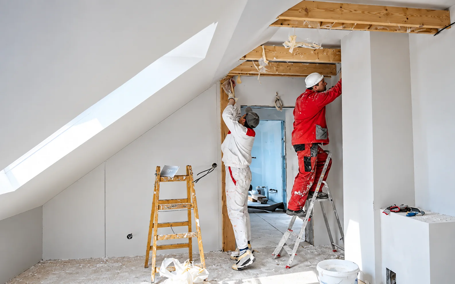 Professional drywall and interior renovation project